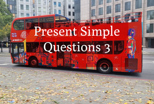 Present Simple - Questions 3