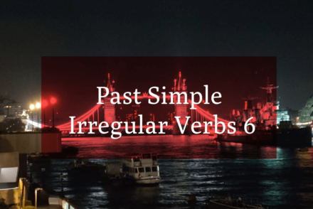 Past Simple Irregular Verbs 6
