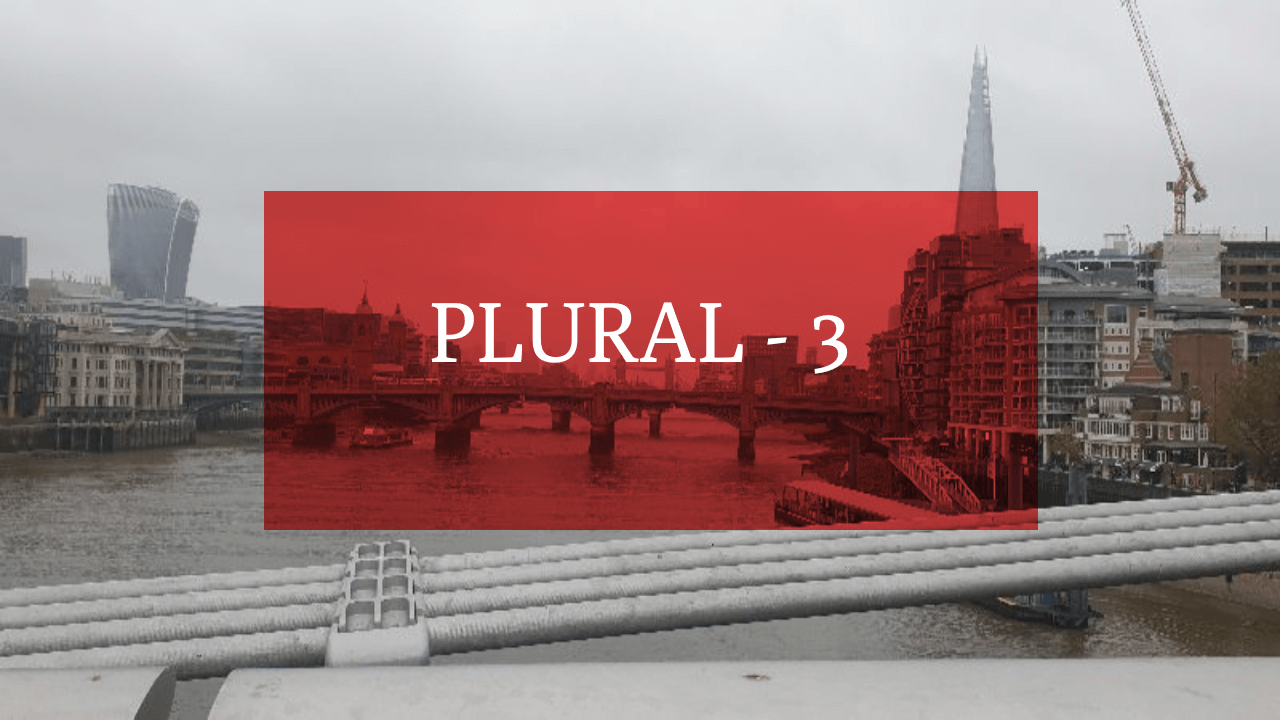 Plural – 3